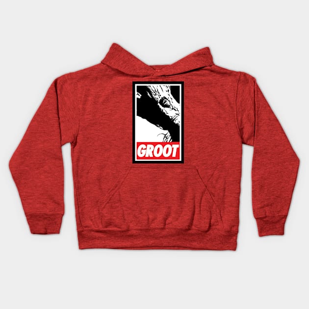 I Am GROOT Kids Hoodie by robinzson